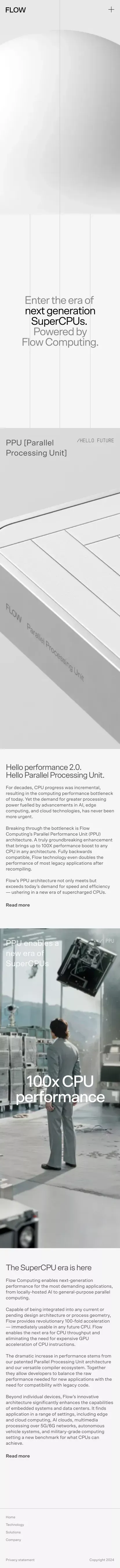 Flow Computing is the enabler of next generation SuperCPUs | Flow mobile view