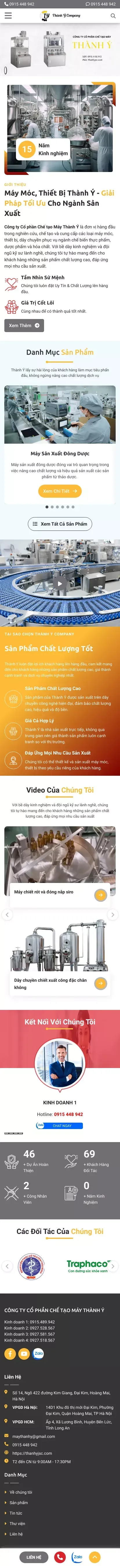 CÔNG TY CỔ PHẦN CHẾ TẠO MÁY THÀNH Ý mobile view