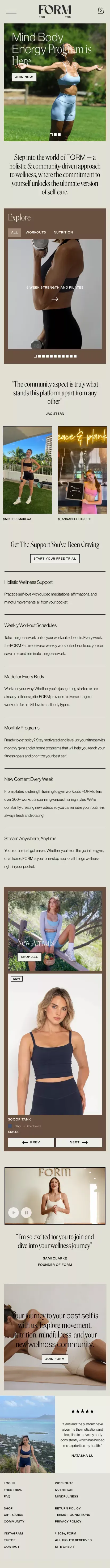 FORM mobile view