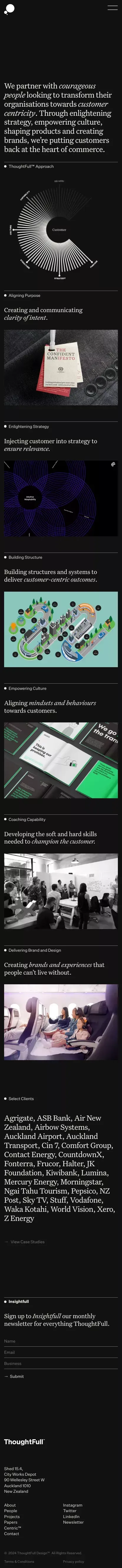 ThoughtFull™ mobile view