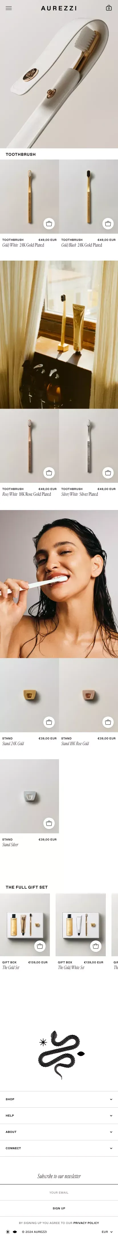 Toothbrush – AUREZZI mobile view