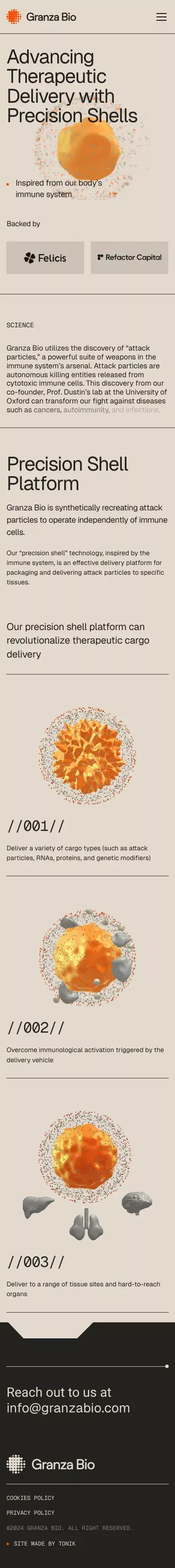 Granza Bio mobile view