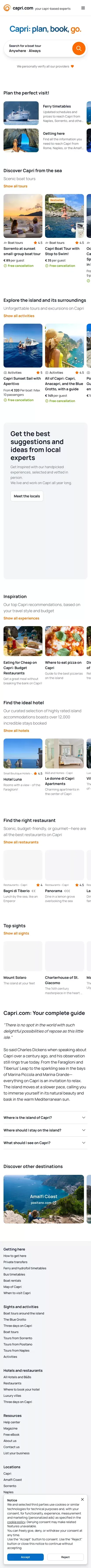 Capri: All You Need To Know | Boat Tours, Ferry Tickets, Hotels mobile view