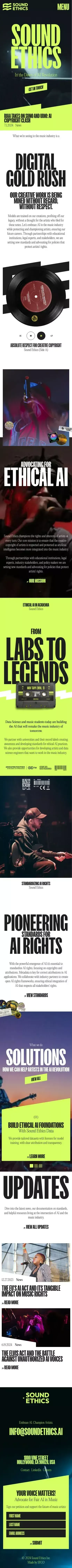 Sound Ethics | In The Dawn of AI Revolution mobile view