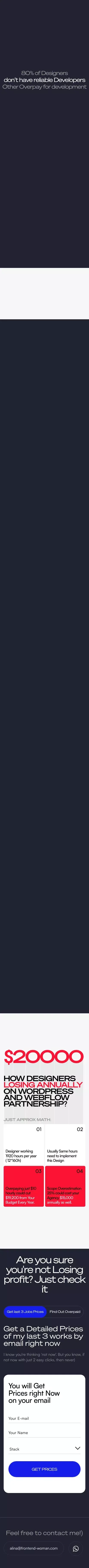 homepage mobile view