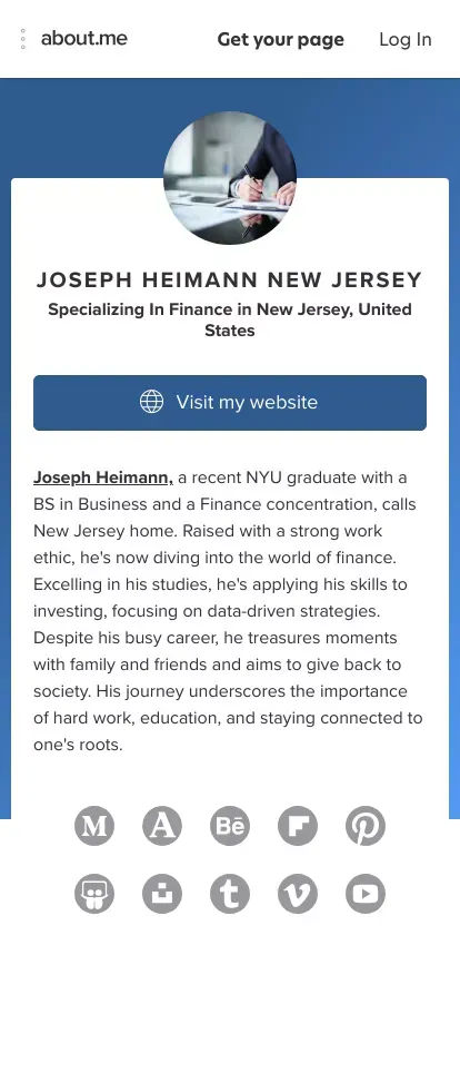 Joseph Heimann New Jersey - New Jersey, United States | about.me mobile view