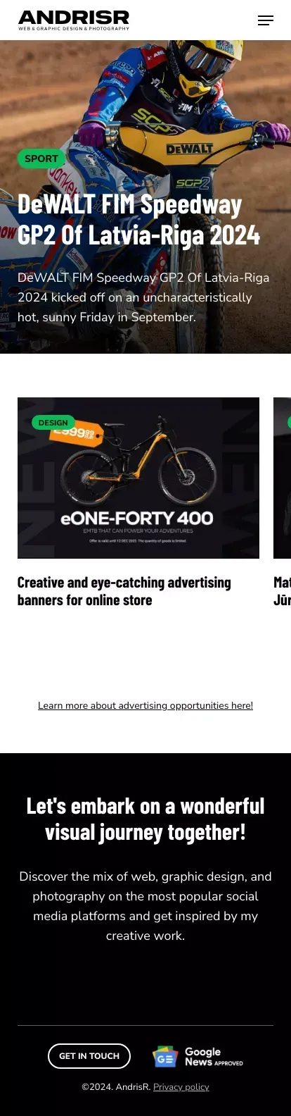 Creative world | AndrisR mobile view