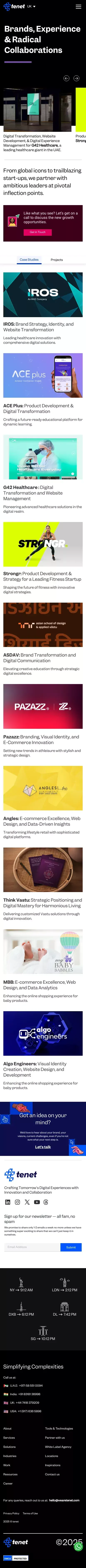 Our Work In The UK | Tenet Portfolio mobile view