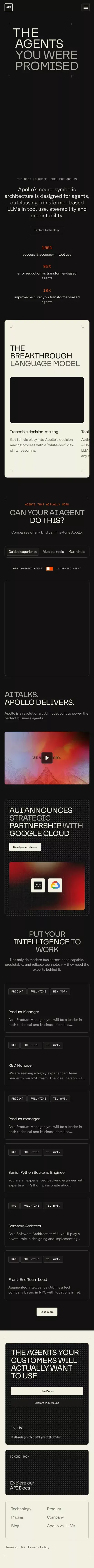 AUI | Meet Apollo mobile view