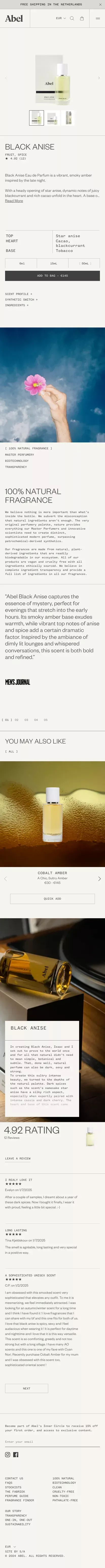 Abel Black Anise - Eau de Parfum mobile view