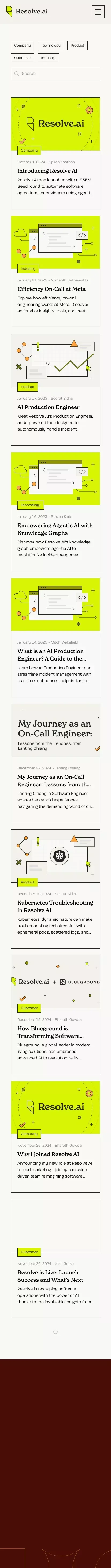 Blog mobile view
