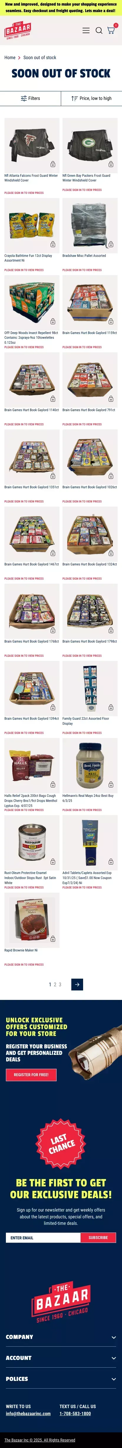 SOON OUT OF STOCK

        – The Bazaar Inc mobile view