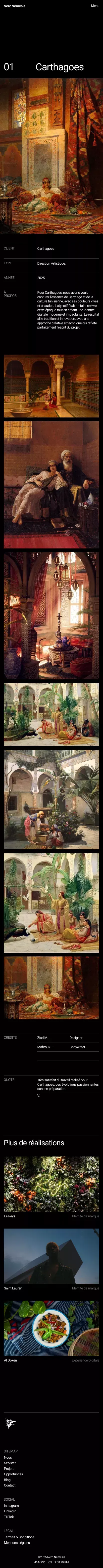 Nero NÃ©mÃ©sis â Projets : Carthagoes mobile view