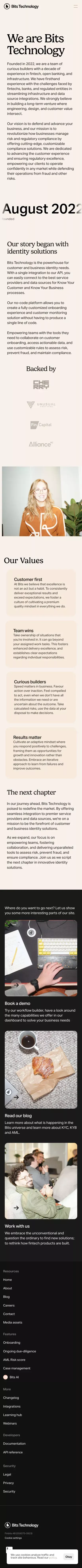 Bits Technology mobile view