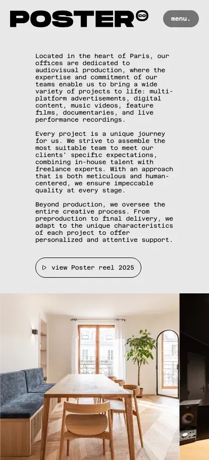 Poster – About mobile view