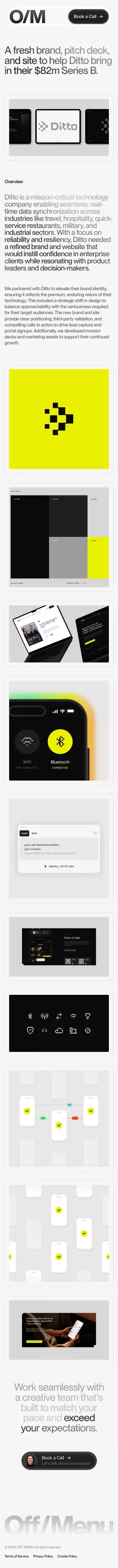 OFF MENU mobile view