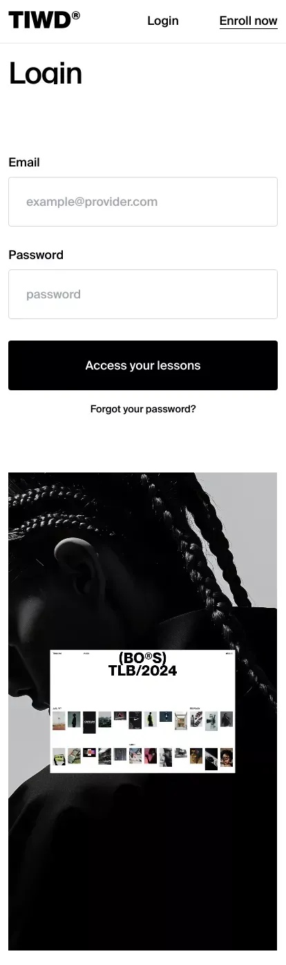 Typography in web design: Learn editorial style web design mobile view