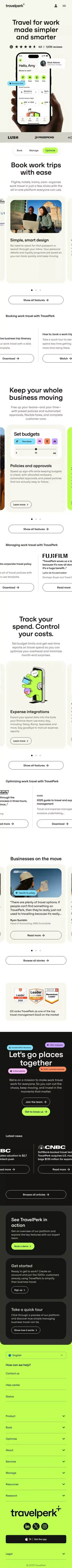 Corporate Travel Management & Business Travel Services mobile view