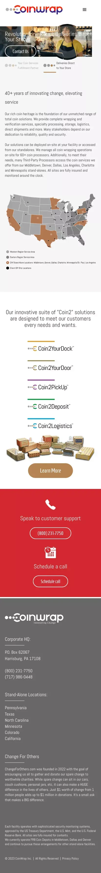 CoinWrap mobile view
