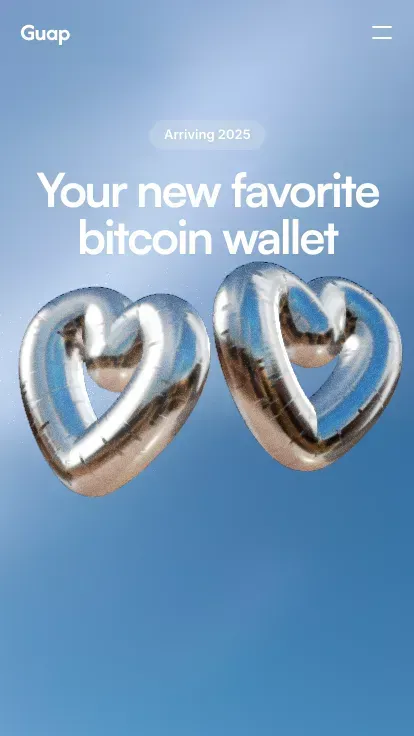 Guap: Your new favorite bitcoin wallet mobile view