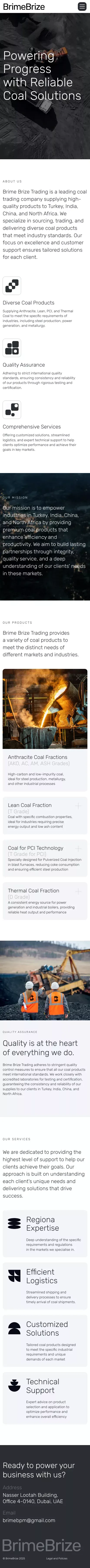 Brime Brize Trading | Reliable Coal Solutions for Turkey, India, China, and North Africa mobile view