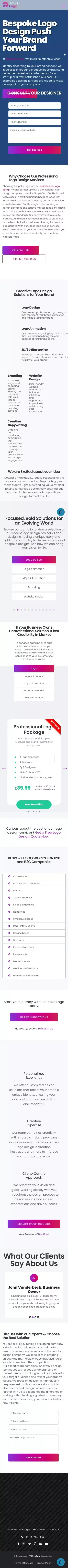 Top Professional Logo Design UK | BeSpoke Logo mobile view