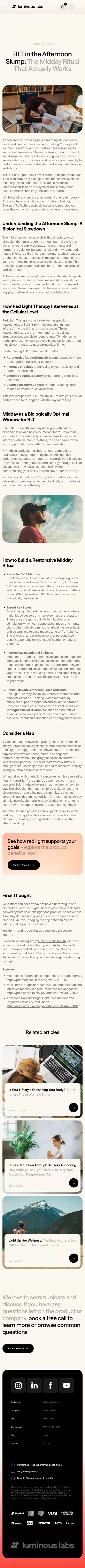 RLT in the Afternoon Slump: The Midday Ritual That Actually Works mobile view
