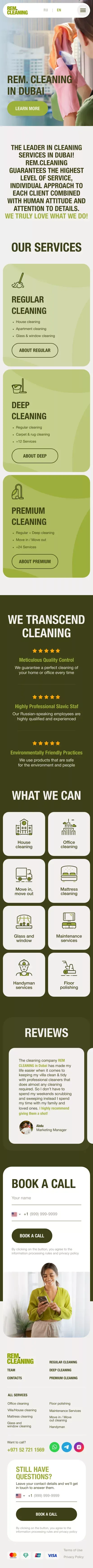 Rem.Cleaning in Dubai mobile view