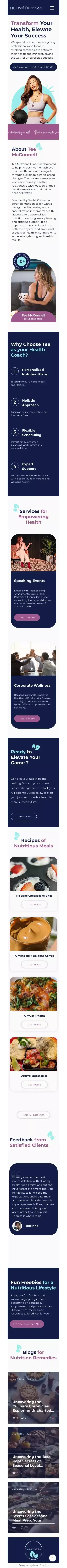 HOME | Nuleaf Nutrition Llc mobile view