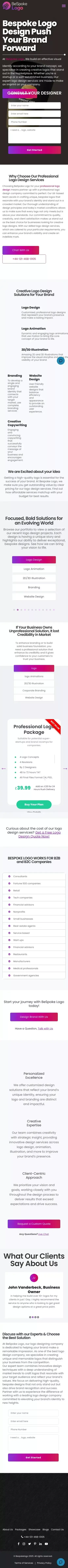 Top Professional Logo Design UK | BeSpoke Logo mobile view