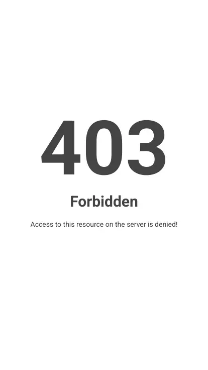 403 Forbidden mobile view