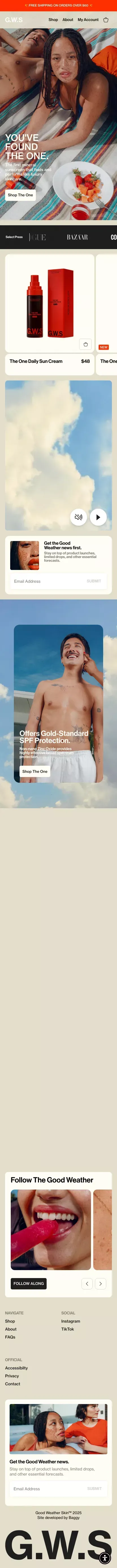 Good Weather Skin mobile view