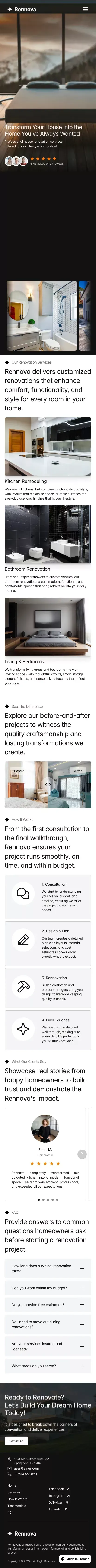 Rennova â Professional House Renovation Services mobile view