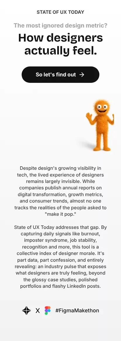 State Of UX Today mobile view