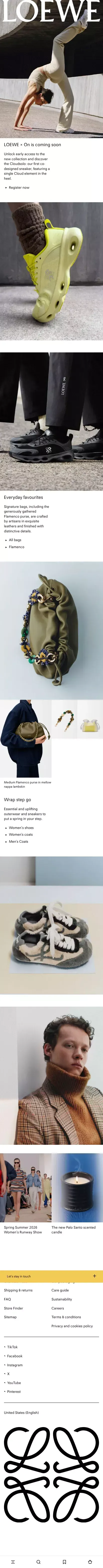 Loewe | Designertaschen, Kleidung, Accessoires fÃ¼r Damen und Herren - LOEWE mobile view