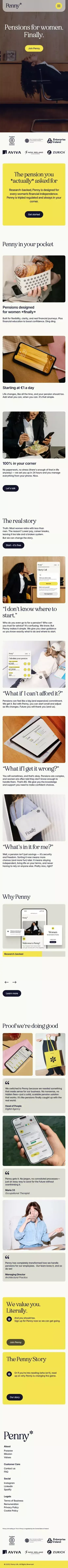 Penny | The Pension You Actually Asked For | Women's Pension Solution mobile view