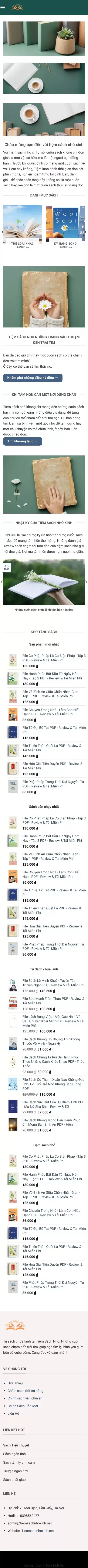 Tiệm Sách Nhỏ: Tủ sách chữa lành cho những tâm hồn mộng mơ mobile view
