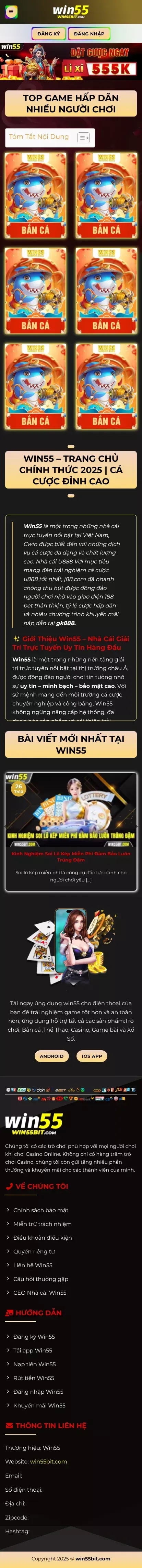 Trang chủ Win55 - https://win55bit.com/ mobile view