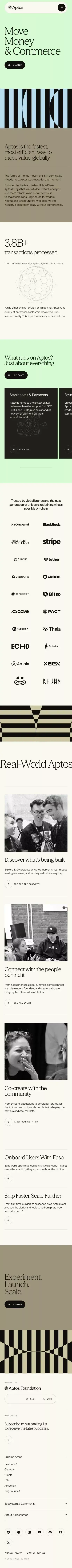 Aptos: The Foundation for a New Digital Economy | Aptos Network mobile view