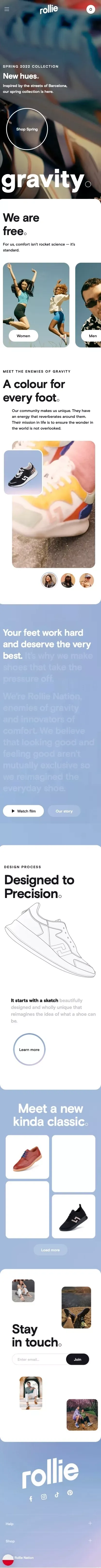 Rollie Nation Shoes Online | Enemies of Gravity mobile view