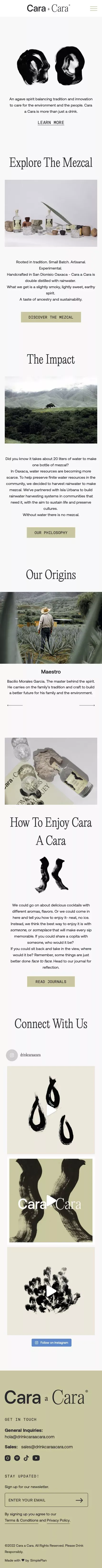 Home – Cara A Cara mobile view