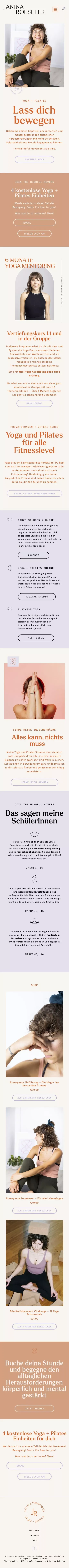 Janina Roeseler – Personal Yoga Trainerin mobile view