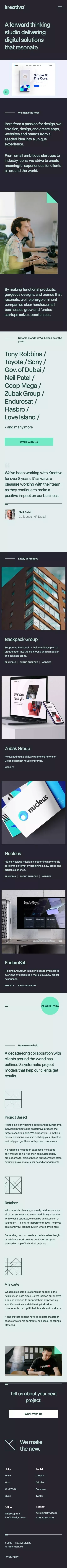 Kreativa Studio - Shaping products, designs, and brands that resonate. mobile view