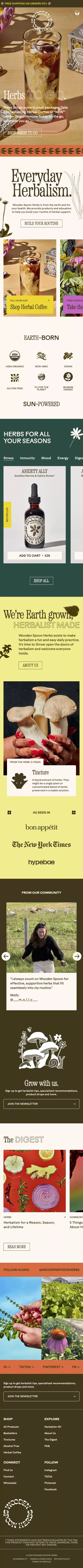 Wooden Spoon Herbs mobile view