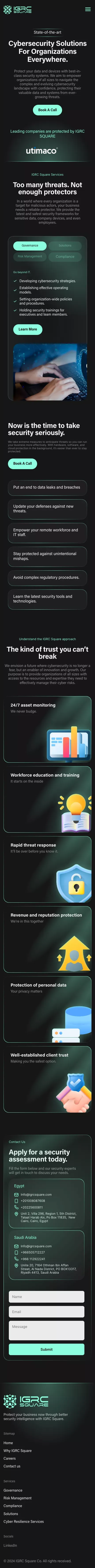 IGRC Square mobile view