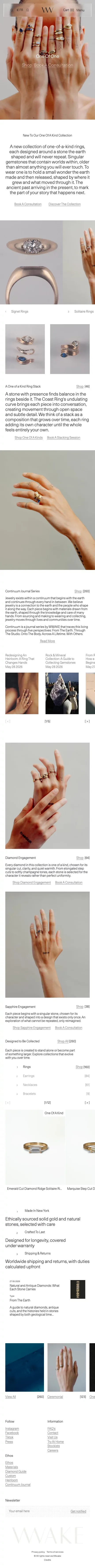 WWAKE | Fine Jewelry Mindfully Made in NYC mobile view