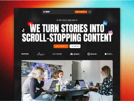 Hakari â Creative Social Media Marketing Agency - Portfolio design