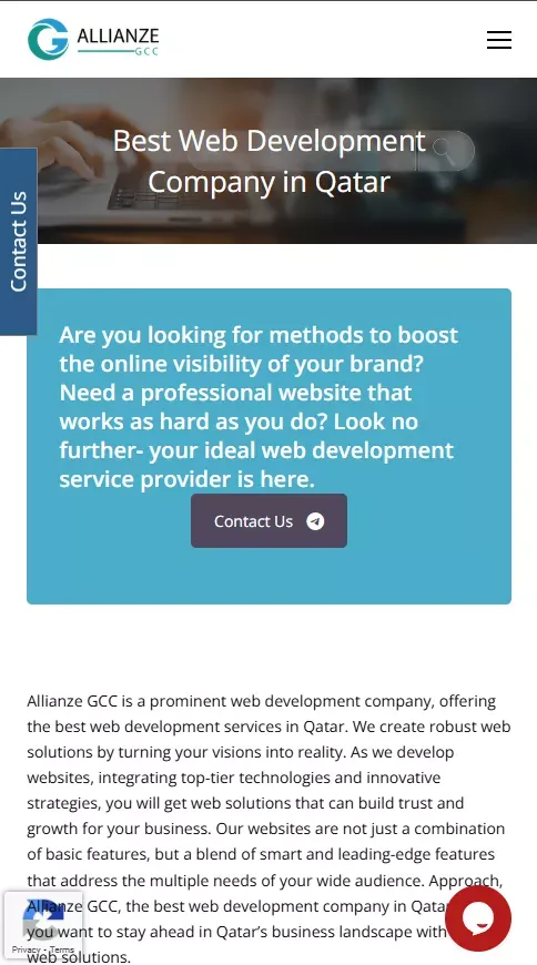 Best Web Development Company in Qatar | Leading Web Development Company in Qatar mobile view
