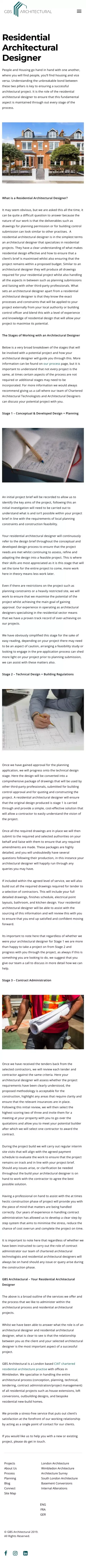 Residential Architectural Designer - Home Architectural Designer - GBS Architectural mobile view