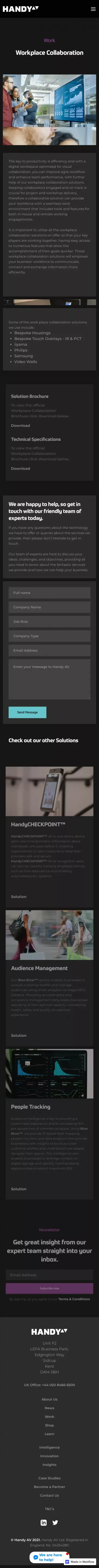 Workplace Collaboration Solutions - Workplace Collaboration Software - Visual Collaboration mobile view